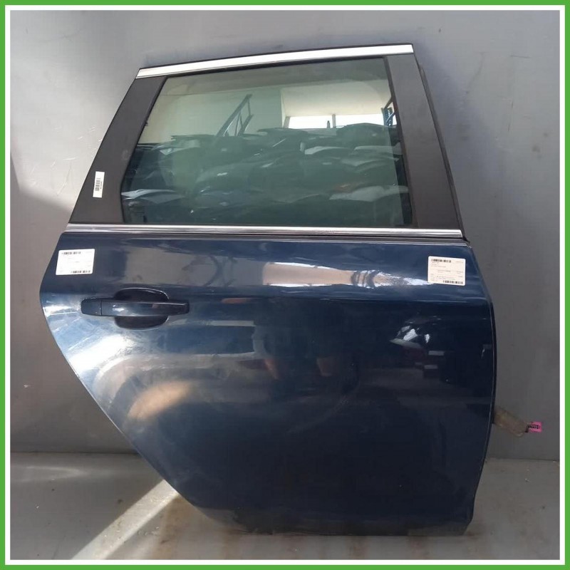 Porta Portiera Sportello Posteriore Destro DX Opel Astra J SW Blu Station Wagon 5 Porte 2012-2012 Originale Usato