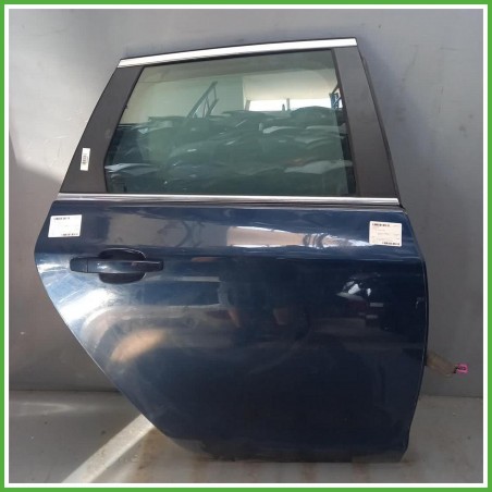 Porta Portiera Sportello Posteriore Destro DX Opel Astra J SW Blu Station Wagon 5 Porte 2012-2012 Originale Usato