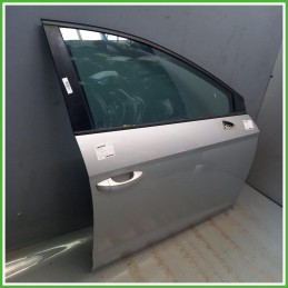 Porta Portiera Sportello Anteriore Destro DX Seat Leon 5F1 Grigio Berlina 5 Porte 2013-2016 Originale Usato