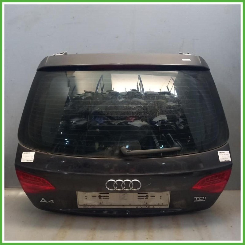 Portellone Bagagliaio Cofano Baule Posteriore Audi A4 8K5 Avant 2009-2012 Nero Station Wagon 5 Porte(Quattro) Originale Usato