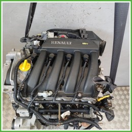 Motore Completo Funzionante K4M87 77Kw Renault Scenic 2 Serie 2005-2009 Benzina+gpl Originale Usato