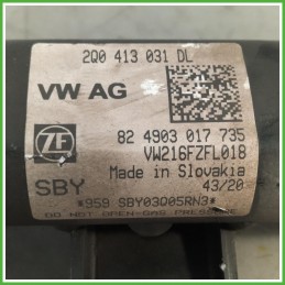 Ammortizzatore Anteriore Destro DX Volkswagen T-Cross 1.0 TSi 12v. 2Q0413031DL 2020-2023 Zf