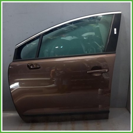 Porta Portiera Sportello Anteriore Sinistro SX Peugeot 3008 2 Serie Marrone Multispace 5 Porte 2016-2020 Originale Usato