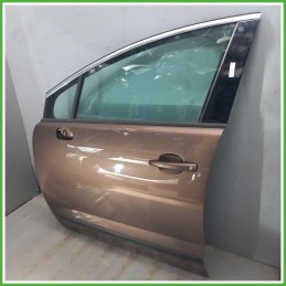 Porta Portiera Sportello Anteriore Sinistro SX Peugeot 3008 2 Serie Marrone Multispace 5 Porte 2016-2020 Originale Usato
