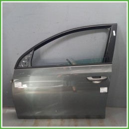 Porta Portiera Sportello Anteriore Sinistro SX Volkswagen Golf 6 Serie Grigio Berlina 3 Porte 2008-2012 Originale Usato