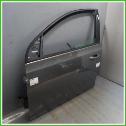 Porta Portiera Sportello Anteriore Sinistro SX Volkswagen Golf 6 Serie Grigio Berlina 3 Porte 2008-2012 Originale Usato