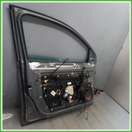Porta Portiera Sportello Anteriore Sinistro SX Volkswagen Golf 6 Serie Grigio Berlina 3 Porte 2008-2012 Originale Usato