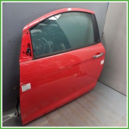 Porta Portiera Sportello Anteriore Sinistro SX Ford KA 2 Serie Rosso Berlina 3 Porte 2008-2016 Originale Usato