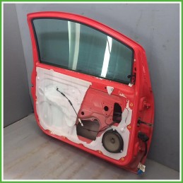 Porta Portiera Sportello Anteriore Sinistro SX Ford KA 2 Serie Rosso Berlina 3 Porte 2008-2016 Originale Usato