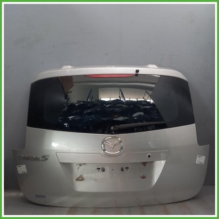 Portellone Bagagliaio Cofano Baule Posteriore Mazda 5 2 Serie 2007-2010 Grigio Chiaro Multispace 5 Porte Originale Usato