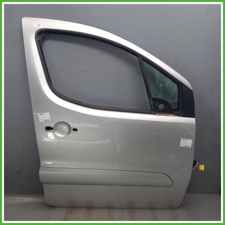 Porta Portiera Sportello Anteriore Destro DX Peugeot Partner Ranch 3 Serie Grigio Multispace 5 Porte 2008-2014 Originale Usato