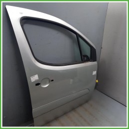 Porta Portiera Sportello Anteriore Destro DX Peugeot Partner Ranch 3 Serie Grigio Multispace 5 Porte 2008-2014 Originale Usato