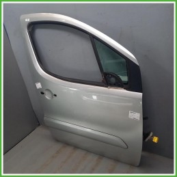Porta Portiera Sportello Anteriore Destro DX Peugeot Partner Ranch 3 Serie Grigio Multispace 5 Porte 2008-2014 Originale Usato