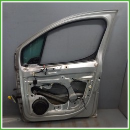 Porta Portiera Sportello Anteriore Destro DX Peugeot Partner Ranch 3 Serie Grigio Multispace 5 Porte 2008-2014 Originale Usato