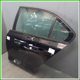 Porta Portiera Sportello Posteriore Sinistro SX Volkswagen Jetta 4 Serie Nero Berlina 4 Porte 2010-2014 Originale Usato
