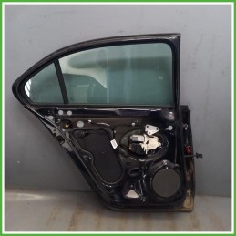 Porta Portiera Sportello Posteriore Sinistro SX Volkswagen Jetta 4 Serie Nero Berlina 4 Porte 2010-2014 Originale Usato