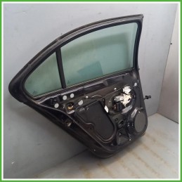 Porta Portiera Sportello Posteriore Sinistro SX Volkswagen Jetta 4 Serie Nero Berlina 4 Porte 2010-2014 Originale Usato
