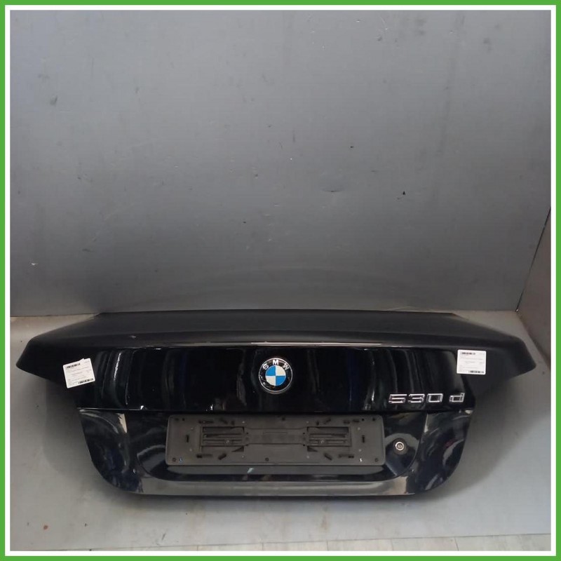 Portellone Bagagliaio Cofano Baule Posteriore Bmw Serie 5 E60 Berlina 2003-2010 Nero Berlina 4 Porte Originale Usato