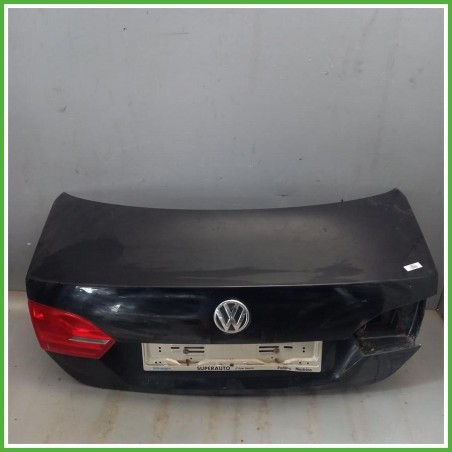 Portellone Bagagliaio Cofano Baule Posteriore Volkswagen Jetta 4 Serie 2010-2014 Nero Berlina 4 Porte Originale Usato