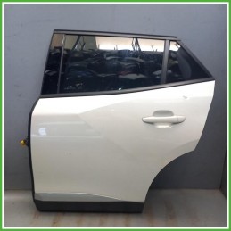 Porta Portiera Sportello Posteriore Sinistro SX Peugeot 2008 2 Serie Bianco Suv 5 Porte 2023 Originale Usato
