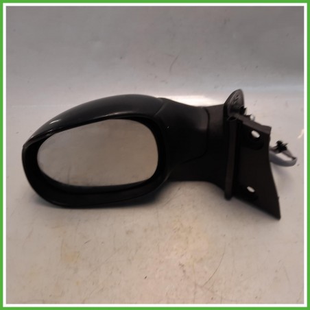Specchio Specchietto Retrovisore Sinistro SX Nero Peugeot 1007 2004-2010 Schefenacker Originale Usato