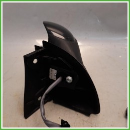 Specchio Specchietto Retrovisore Sinistro SX Nero Peugeot 1007 2004-2010 Schefenacker Originale Usato