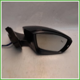Specchio Specchietto Retrovisore Destro DX Nero Volkswagen T-Cross 2020-2023 Smr Originale Usato