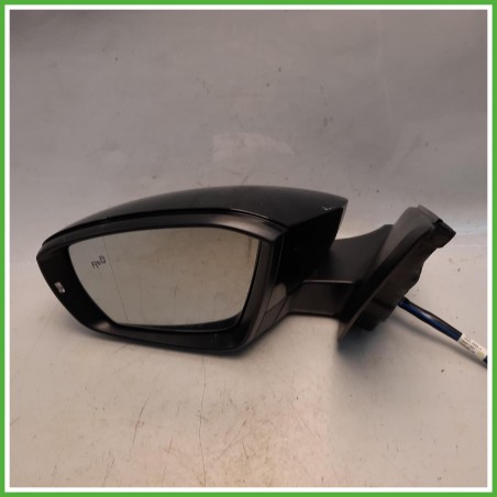 Specchio Specchietto Retrovisore Sinistro SX Nero Volkswagen T-Cross 2020-2023 Smr Originale Usato