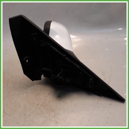 Specchio Specchietto Retrovisore Sinistro SX Bianco Renault Scenic 2 Serie 2005-2009 Schefenacker Originale Usato