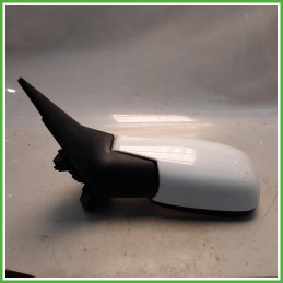Specchio Specchietto Retrovisore Sinistro SX Bianco Renault Scenic 2 Serie 2005-2009 Schefenacker Originale Usato