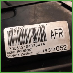 Fanale Fanalino Sinistro SX Visteon Opel Astra J SW 2012-2012 13282242 Originale Usato
