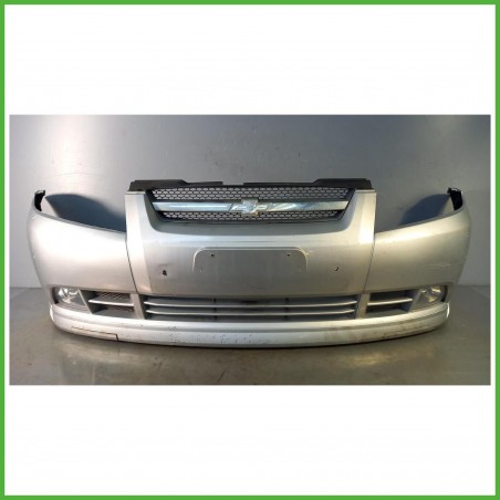 Paraurti Anteriore Chevrolet Kalos Berlina 3 Porte Grigio 2005-2008 93742509 Originale Usato