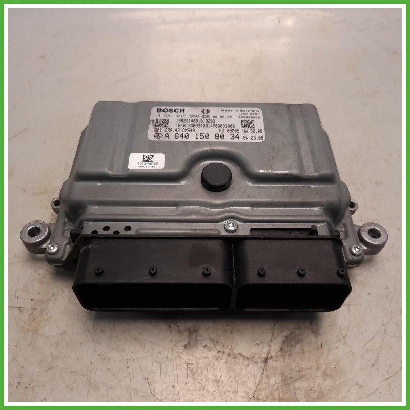 Centralina Motore Iniezione ECU Bosch 0281015956 Mercedes Classe A W169 A180 2.0 CDi 16v. A6401508034 Gasolio 2008-2012