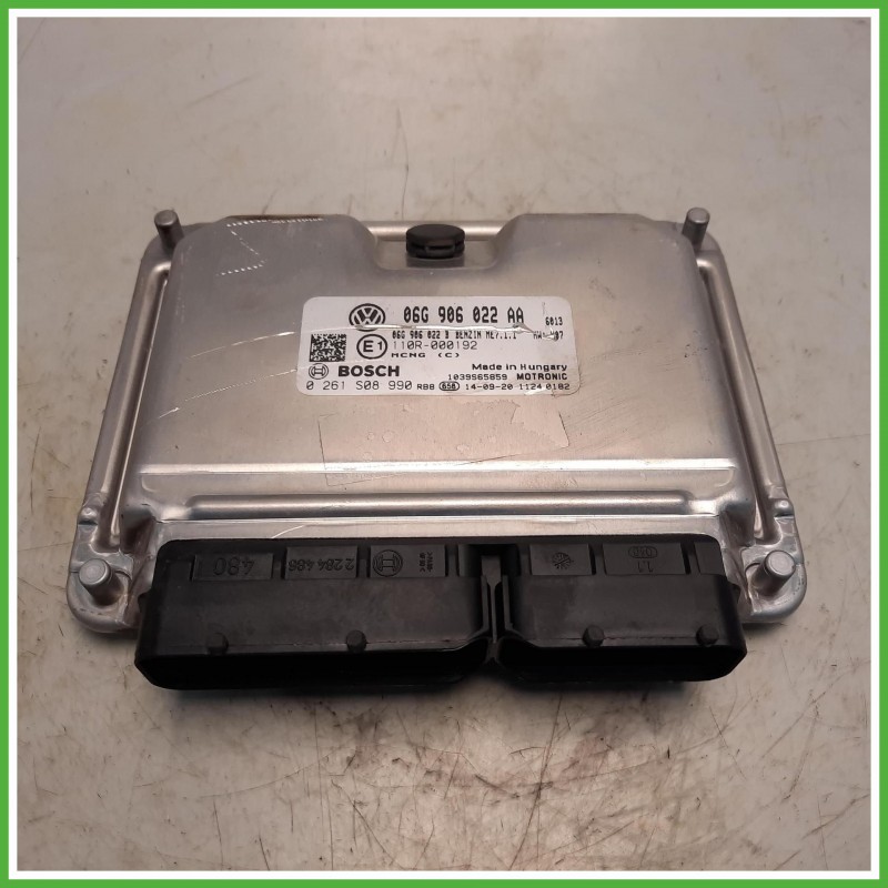 Centralina Motore Iniezione ECU Bosch 0261S08990 Volkswagen Caddy 4 Serie 2.0 EcoFuel 16v. 06G906022AA Benzina Metano 2010-2015