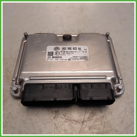 Centralina Motore Iniezione ECU Bosch 0261S08990 Volkswagen Caddy 4 Serie 2.0 EcoFuel 16v. 06G906022AA Benzina Metano 2010-2015