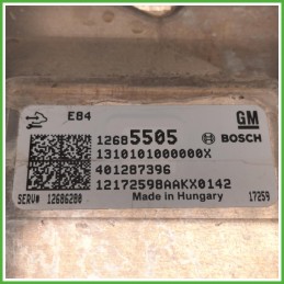 Centralina Motore Iniezione ECU Bosch 131010100000X Opel Karl 1.0 12v. 1249086 Benzina 2015