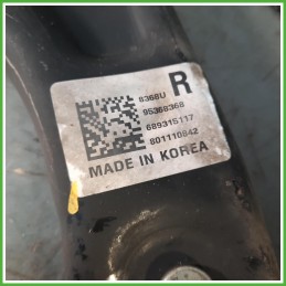 Braccio Braccetto Trasversale Anteriore Destro DX Opel Karl 1.0 12v. 95368368 2015