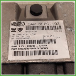 Centralina Motore Iniezione ECU Magneti Marelli IAW6LPC.103 Citroen C3 1 Serie 1.4 1940XN Benzina 2005-2009
