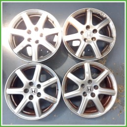 Cerchi in Lega Honda Civic 8 Serie 17 pollici 17 7.0J 5x114.3 ET55 4pz 42700SMGG11 Originale Usato