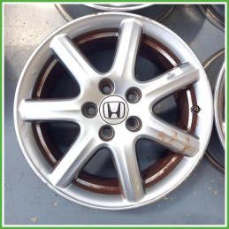 Cerchi in Lega Honda Civic 8 Serie 17 pollici 17 7.0J 5x114.3 ET55 4pz 42700SMGG11 Originale Usato