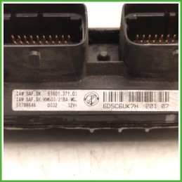 Centralina Motore ECU Magneti Marelli IAW5AF.SK Fiat Panda 2 Serie 1.2 Natural Power 51798646 Metano 2006-2009
