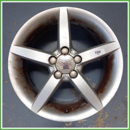 Cerchio Singolo in Lega Seat Ibiza IV 6L1 16 pollici 16 6.5J 5x100 ET43 1pz 6L0601025B72V Originale Usato al pz