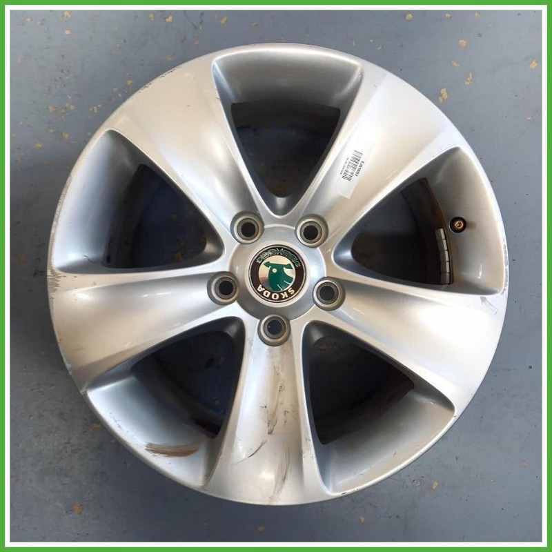 Cerchio Singolo in Lega Skoda Yeti 16 pollici 16 7.0J 5x112 ET45 1pz 3C0601027AQ03C Originale Usato al pz