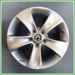 Cerchio Singolo in Lega Skoda Yeti 16 pollici 16 7.0J 5x112 ET45 1pz 3C0601027AQ03C Originale Usato al pz