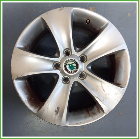 Cerchio Singolo in Lega Skoda Yeti 16 pollici 16 7.0J 5x112 ET45 1pz 3C0601027AQ03C Originale Usato al pz