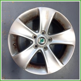 Cerchio Singolo in Lega Skoda Yeti 16 pollici 16 7.0J 5x112 ET45 1pz 3C0601027AQ03C Originale Usato al pz