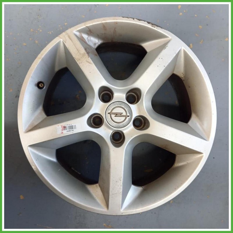 Cerchio Singolo in Lega Opel Astra H 17 pollici 17 7.0J 5x100 ET39 1pz 13116614 Originale Usato al pz