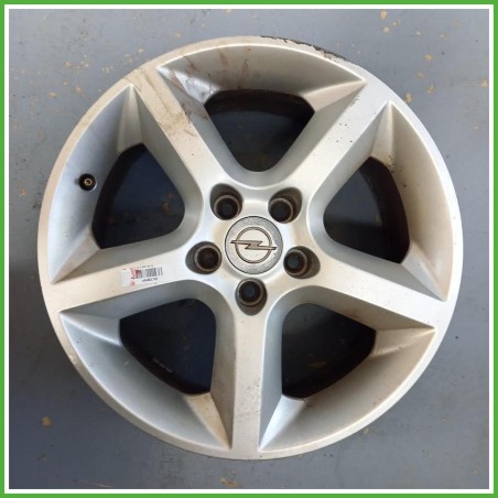 Cerchio Singolo in Lega Opel Astra H 17 pollici 17 7.0J 5x100 ET39 1pz 13116614 Originale Usato al pz