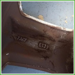 Cerchio Singolo in Lega Opel Astra H 17 pollici 17 7.0J x100 ET39 1pz 13116614 Originale Usato al pz