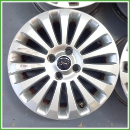 Cerchi in Lega Ford Fiesta 6 Serie 16 pollici 16 6.5J 4x108 ET41.5 4pz 1881868 Originale Usato